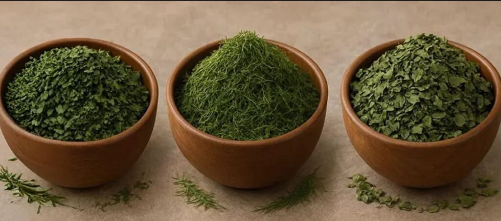 سبزی خشک خانگی