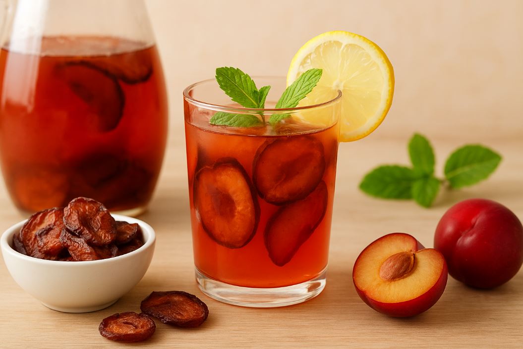 استفاده از برگه آلو شابلون در نوشیدنی‌ های تابستانی