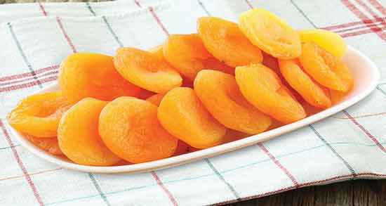 برگه زردآلو آفتابی و کنترل قند خون