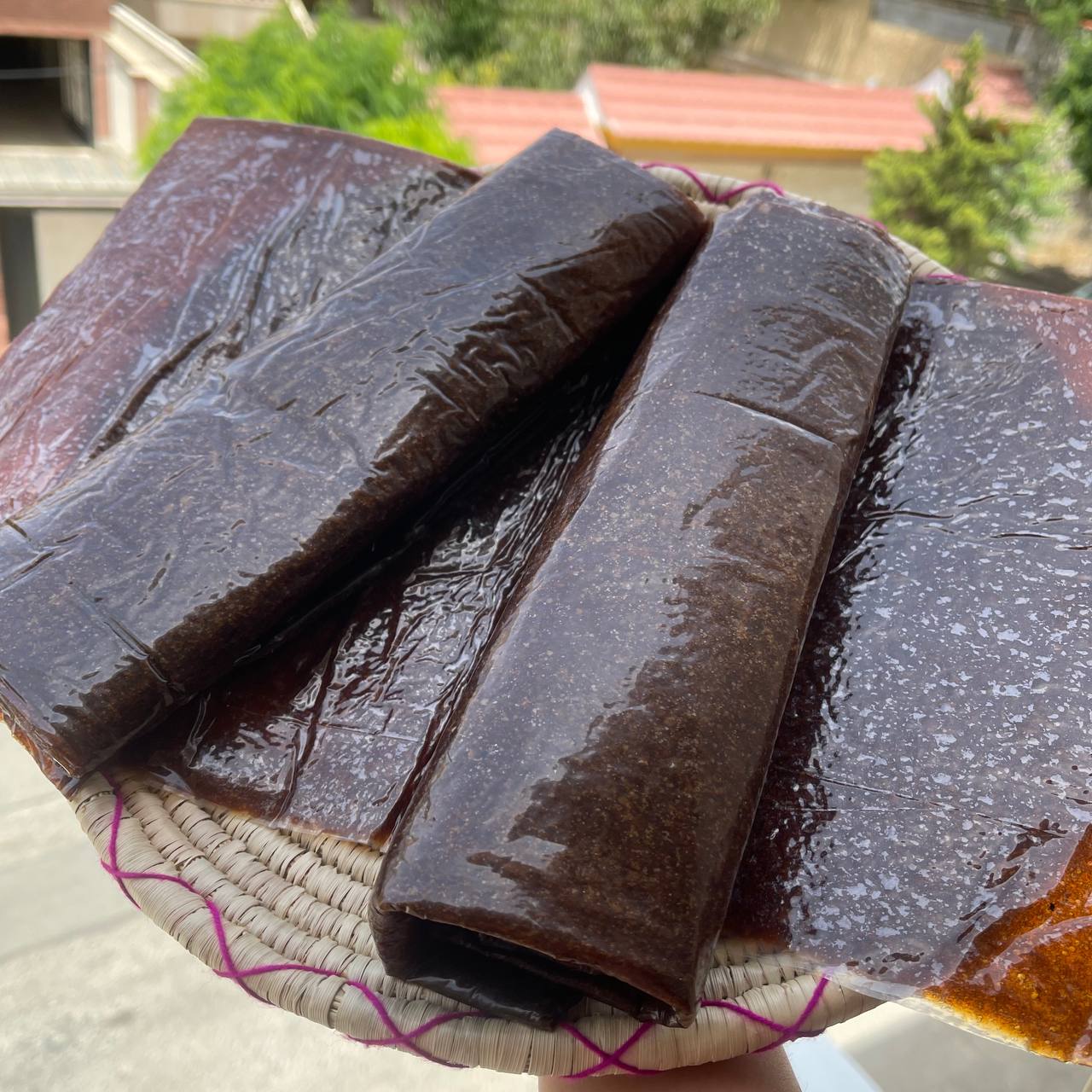 لواشک گوجه سبز کم نمک